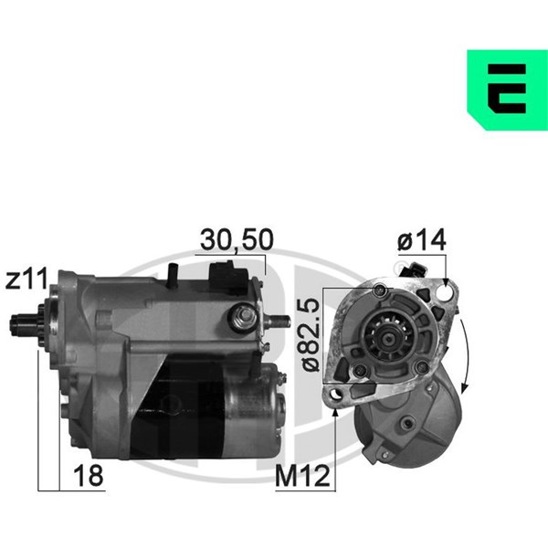 Startmotor 12V