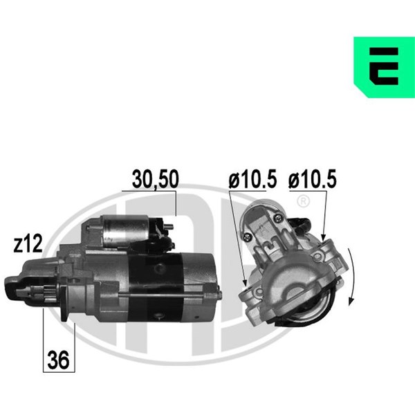 Startmotor 12V