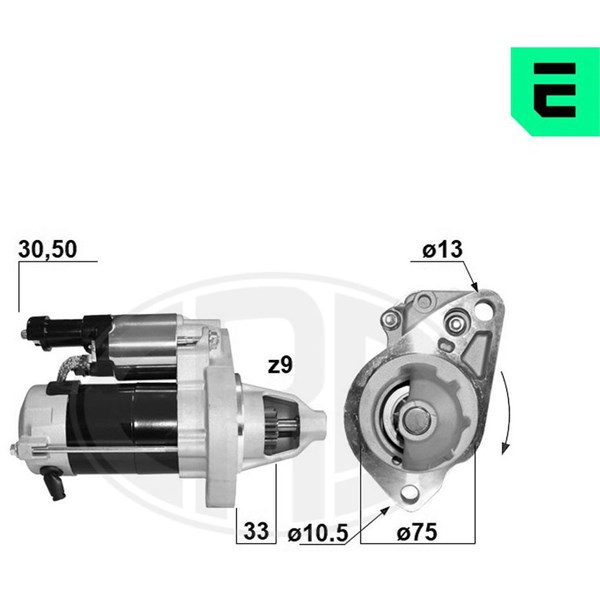 Startmotor 12V