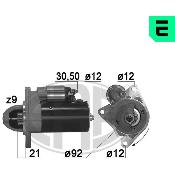 Startmotor 12V