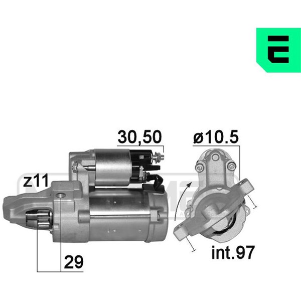 Startmotor 12V