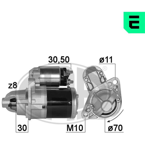 Startmotor 12V
