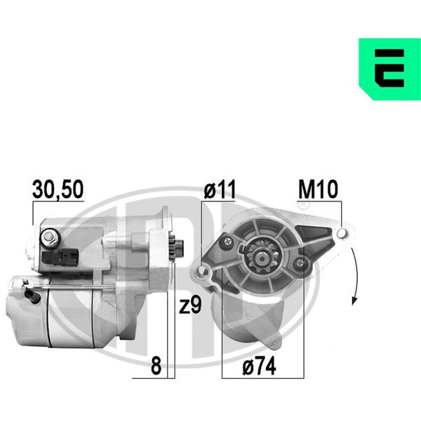 Startmotor 12V