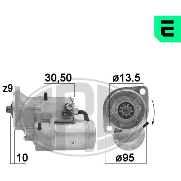 Startmotor 12V