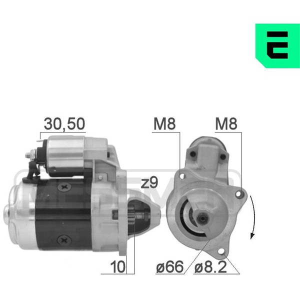 Startmotor 12V