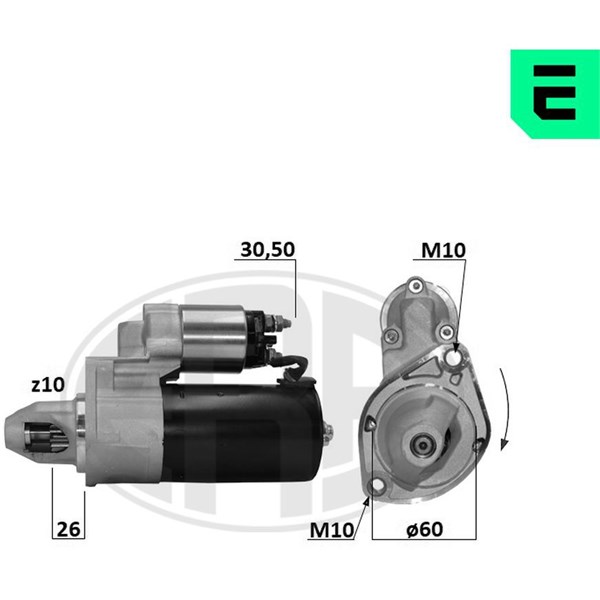 Startmotor 12V