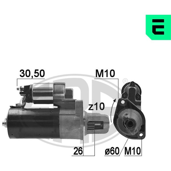 Startmotor 12V