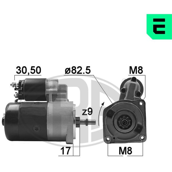 Startmotor 12V