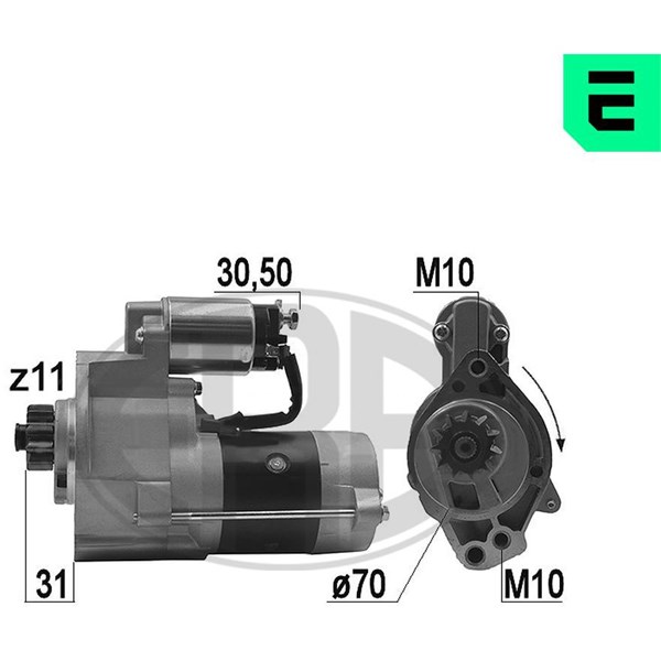 Startmotor 12V