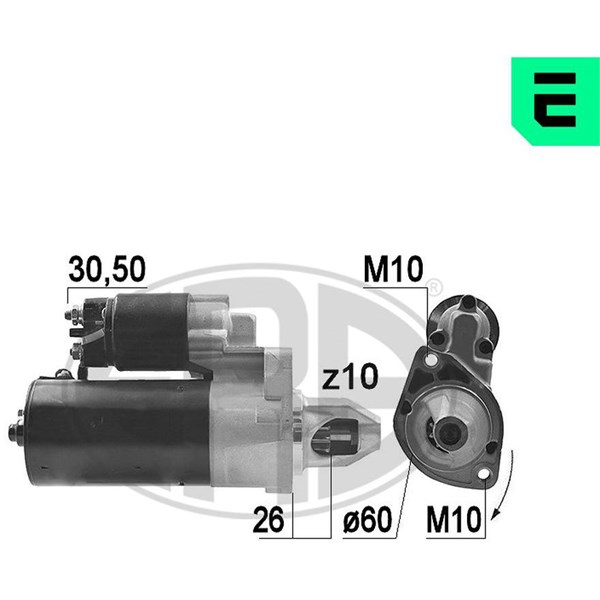 Startmotor 12V