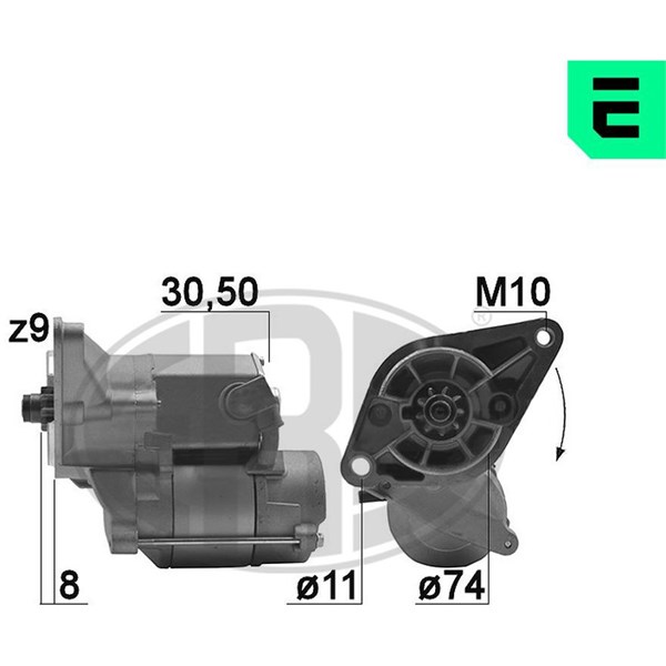 Startmotor 12V