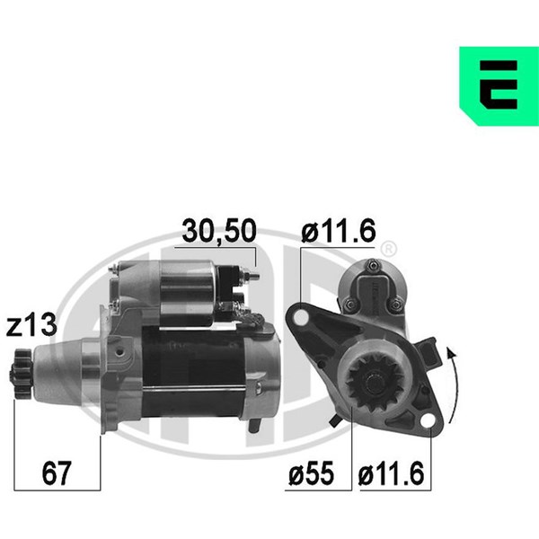 Startmotor 12V