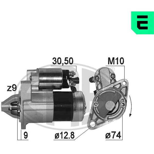 Startmotor 12V