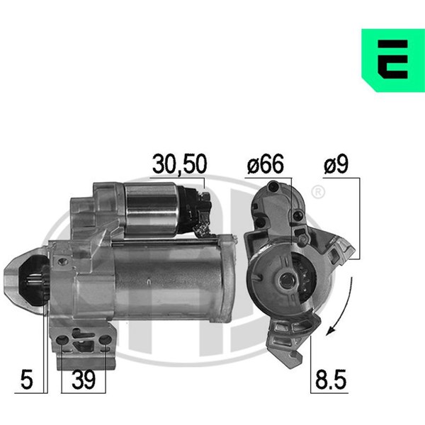 Startmotor 12V