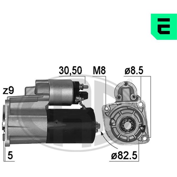 Startmotor 12V