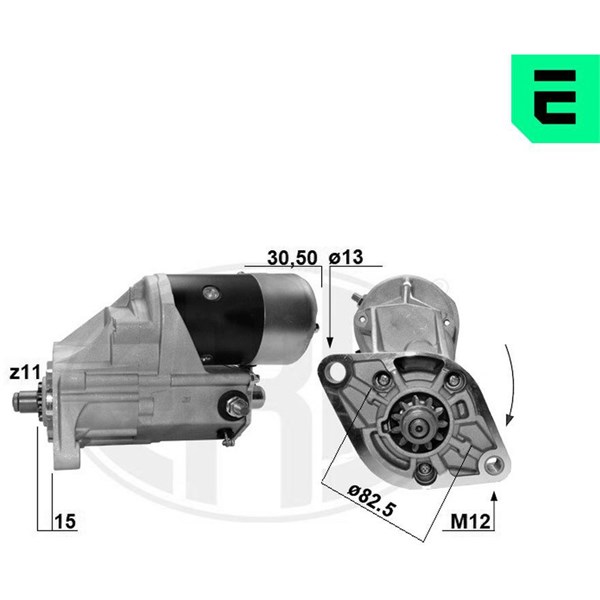 Startmotor 12V