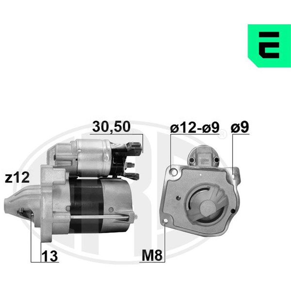 Startmotor 12V