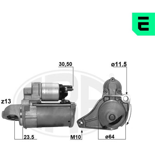 Startmotor 12V