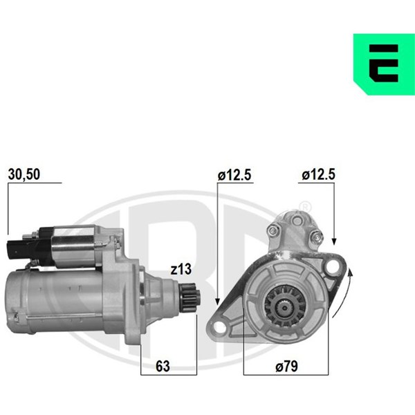 Startmotor 12V