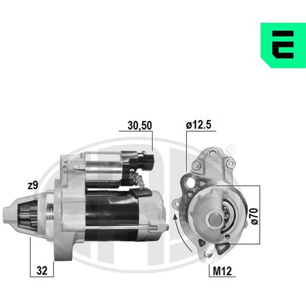 Startmotor 12V