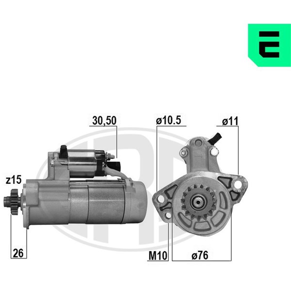 Startmotor 12V