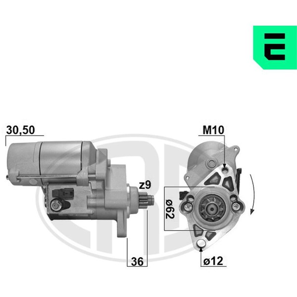 Startmotor 12V