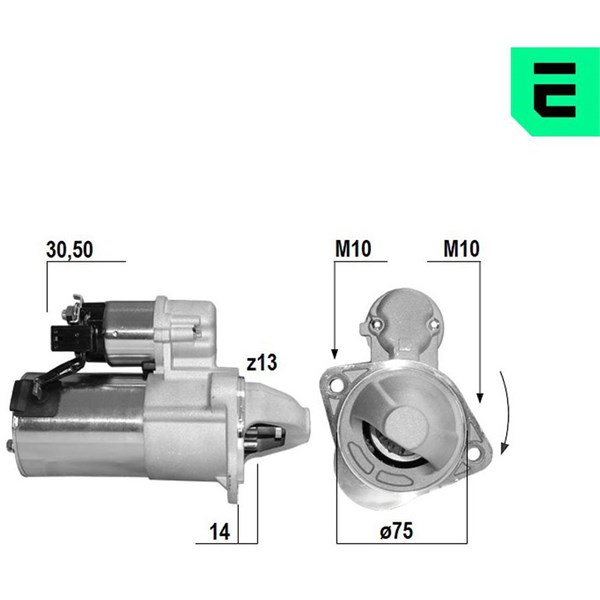 Startmotor 12V