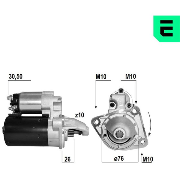 Startmotor 12V