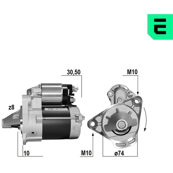 Startmotor 12V