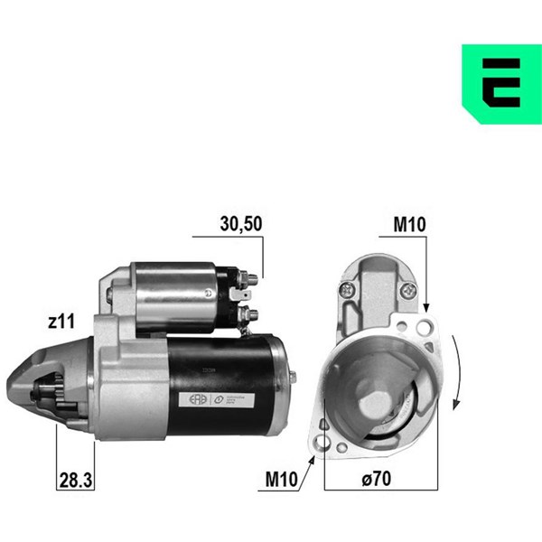 Startmotor 12V Startmotor 12V