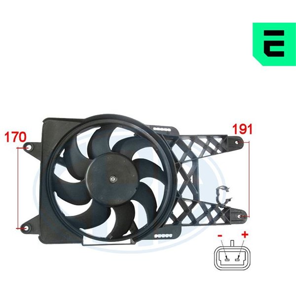 Fläkt, kylare 12V