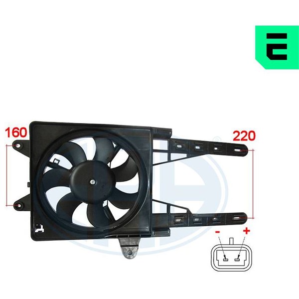 Fläkt, kylare 12V