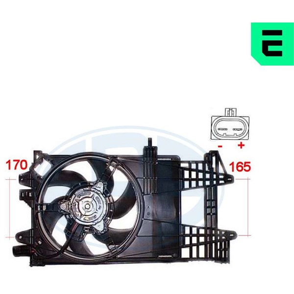 Fläkt, kylare 12V Fläkt, kylare 12V