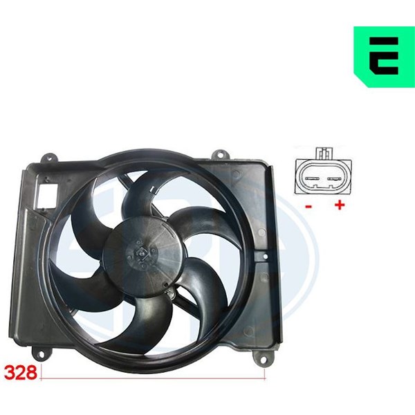 Fläkt, kylare 12V