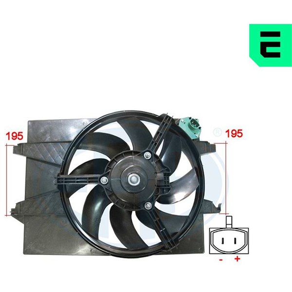 Fläkt, kylare 12V