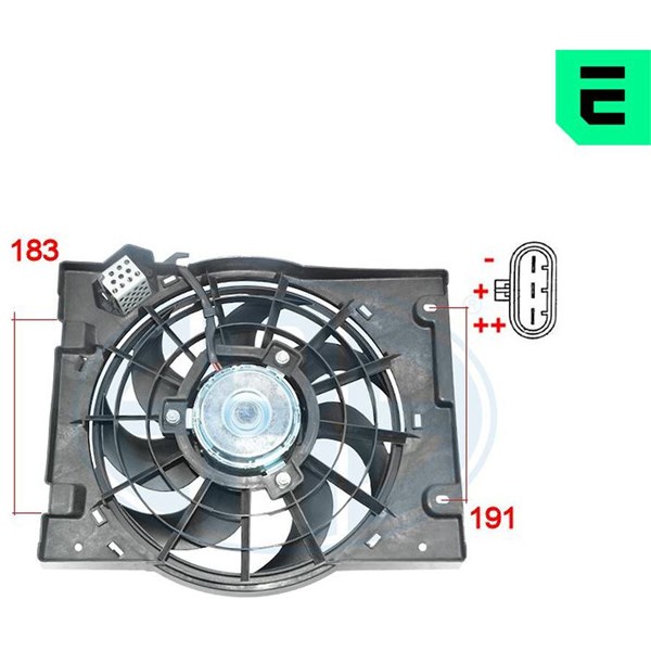 Fläkt, kylare 12V