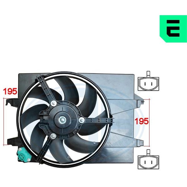 Fläkt, kylare 12V
