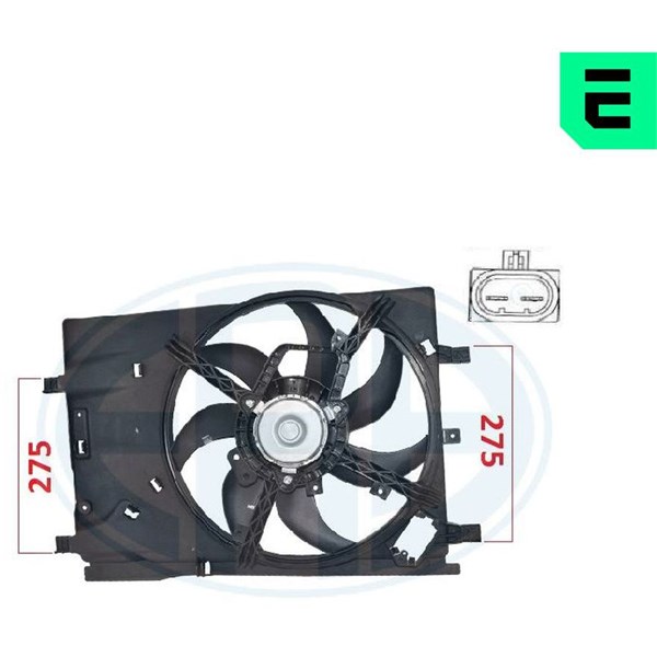 Fläkt, kylare 12V