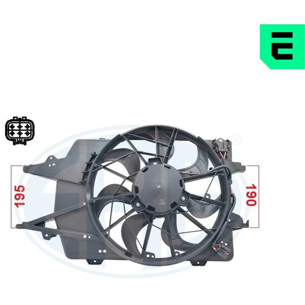 Fläkt, kylare 12V