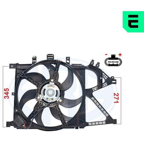 Fläkt, kylare 12V