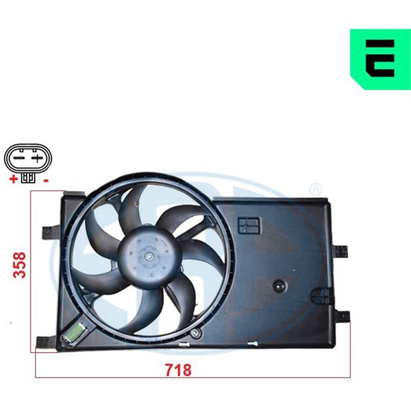 Fläkt, kylare 12V