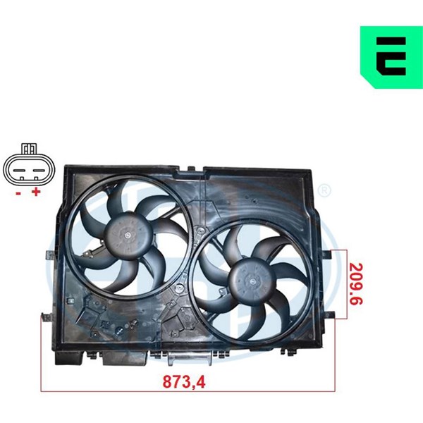 Fläkt, kylare 12V