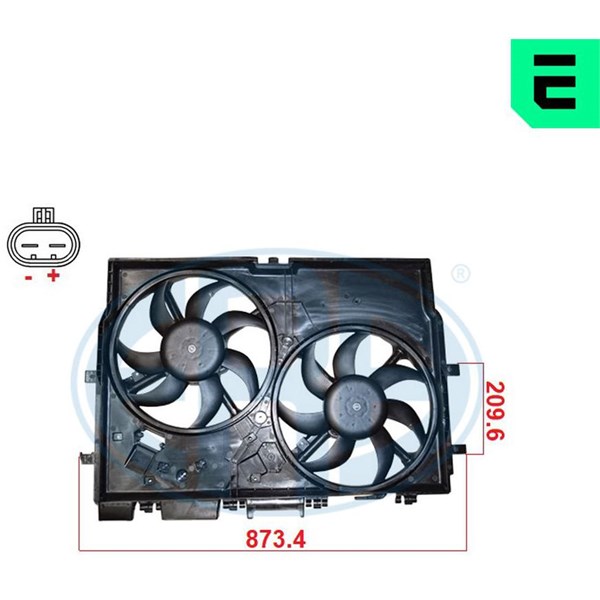 Fläkt, kylare 12V