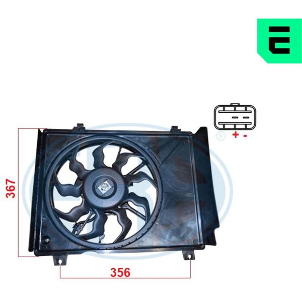 Fläkt, kylare 12V