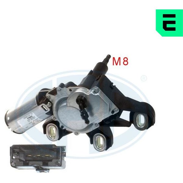 Torkarmotor 12V, Bak
