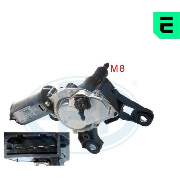Torkarmotor 12V, Bak