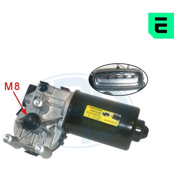 Torkarmotor 12V, Fram