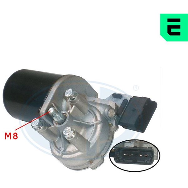 Torkarmotor 12V, Fram