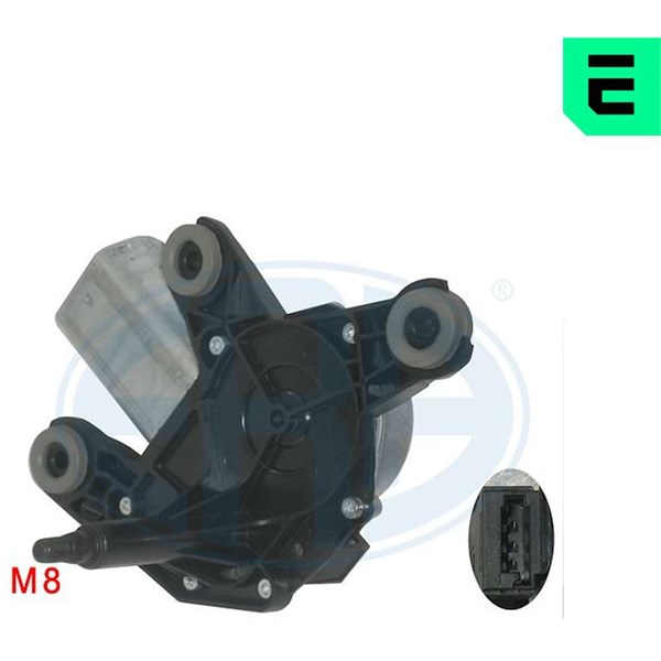 Torkarmotor 12V, Bak