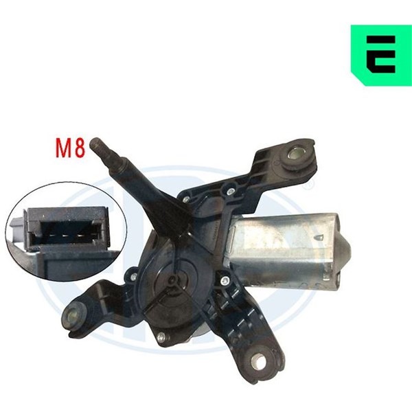 Torkarmotor 12V, Bak